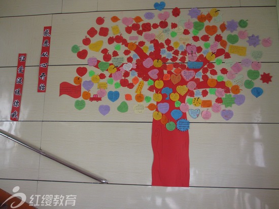 山东齐河红缨红太阳幼儿园举办感恩节活动