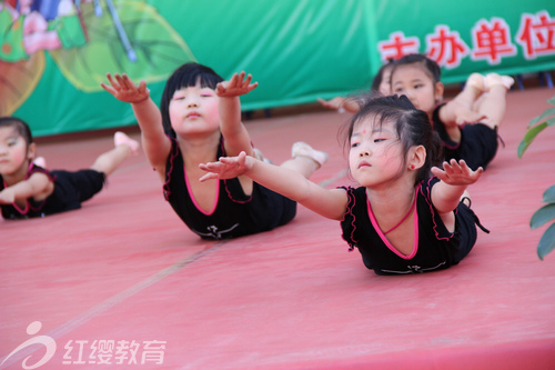 山东德州红缨新蕾玉园幼儿园庆六一活动